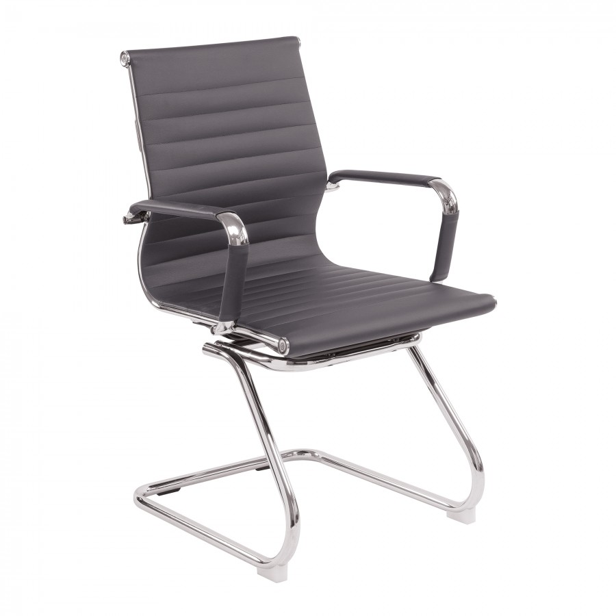 Aura Leather Cantilever Office Chair